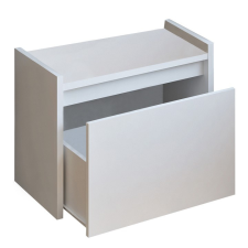  Lóca rakodótérrel, fehér, BERGI bútor