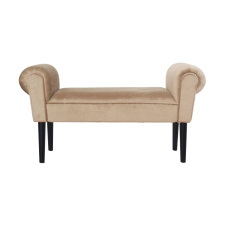  Lóca, Velvet szövet, bézs-szürke/fekete, BURDA bútor