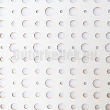 Locatelli Perforált lemez Laccato-Hdf ARIEL Krono 101 Fehér 1400x510x3mm bútor