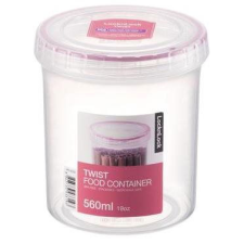  LOCK TWIST ÉLELMISZERTÁROLÓ DOBOZ KEREK, 560 ML (LLS122) uzsonnás doboz