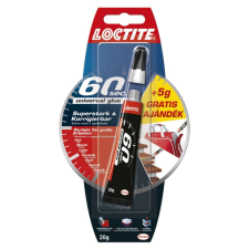  Loctite 60 mp univerzális ragasztó - 15 + 5 g ragasztó