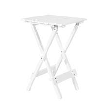 LODGE LODGE mini összecsukható asztal, fehér kerti bútor