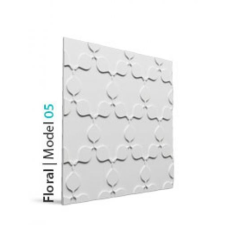 Loft Floral 05 beton falpanel tapéta, díszléc és más dekoráció