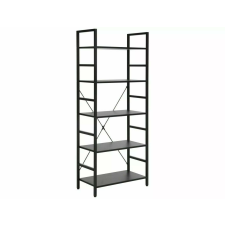  Loft R5 Ipari Fekete Fém Polcos Állvány bútor