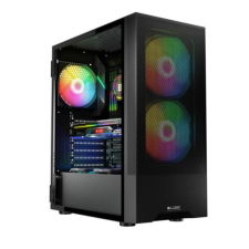 Logic ARYA  ARGB MINIDI USB 3.0 Case Black számítógép ház