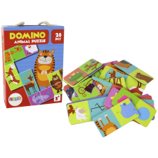 logikai puzzle kétszínű állat dominó puzzle, kirakós