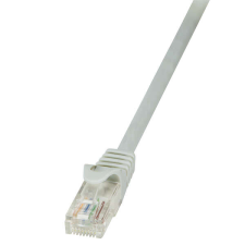LogiLink 0.25m Cat.5e U/UTP RJ45 hálózati kábel Szürke 0,25 M Cat5e U/UTP (UTP) kábel és adapter