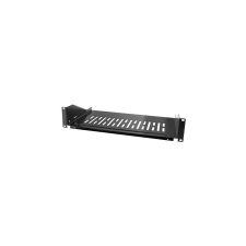 LogiLink 19" Fachboden Befestigung vorne T=400mm, schwarz (SF2C45B) asztali számítógép kellék