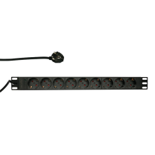 LogiLink 19" PDU 9-es CEE 7/3 hosszabbító, elosztó