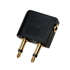 LogiLink 2x 3.5 mm 2-Pin apa - 3.5 mm 3-Pin anya audio adapter fekete (CA1089) (CA1089) kábel és adapter