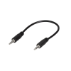 LogiLink 3.5 mm 3-Pin apa - 3.5 mm 3-Pin apa audio kábel fekete 0,2m (CA1048) (CA1048)