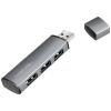 LogiLink 3 portos USB 3.2 HUB alumínium házzal (UA0395) (UA0395)