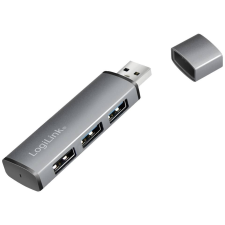 LogiLink 3 portos USB 3.2 HUB alumínium házzal (UA0395) (UA0395) hub és switch
