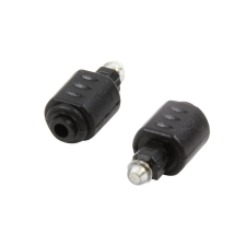 LogiLink Audioadapter, Toslink/M - Mini-Toslink/F, fekete kábel és adapter