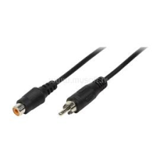 LogiLink Audiokábel, RCA/M - RCA/M, fekete, 5 m (LOGILINK_CA1032) kábel és adapter