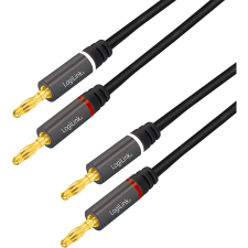 LogiLink CA1210 Banándugós audió kábel (3m) (CA1210) kábel és adapter