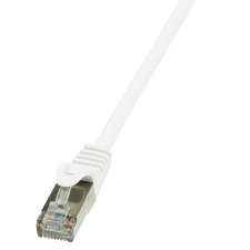 LogiLink CAT6 F/UTP Patch Cable EconLine AWG26 white 7,50m kábel és adapter