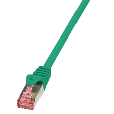 LogiLink CAT6 S/FTP Patch Cable PrimeLine AWG27 PIMF LSZH green 3,00m kábel és adapter