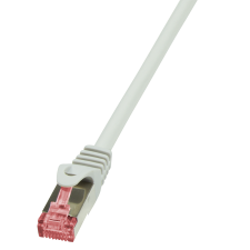 LogiLink CAT6 S/FTP Patch Cable PrimeLine AWG27 PIMF LSZH grey 7,50m kábel és adapter