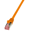 LogiLink CAT6 S/FTP Patch Cable PrimeLine AWG27 PIMF LSZH orange 1,00m
