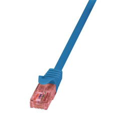 LogiLink CAT6 U-UTP Patch Cable 0,5m Blue kábel és adapter