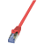 LogiLink Cat6a S/FTP, 10m hálózati kábel Vörös S/FTP (S-STP)