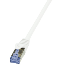 LogiLink CAT6A S/FTP Patch Cable PrimeLine AWG26 PIMF LSZH white 3,00m kábel és adapter