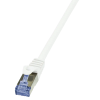 LogiLink CAT6A S/FTP Patch Cable PrimeLine AWG26 PIMF LSZH white 7,50m