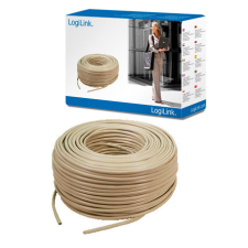 LogiLink CAT 6 kábel, U/UTP, 100 méter kábel és adapter