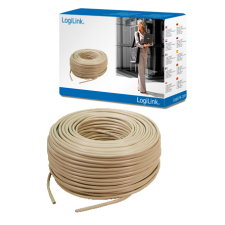 LogiLink CAT 6 kábel, U/UTP, 100 méter (CPV0033) kábel és adapter