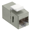 LogiLink Cat.6 Keystone Inline csatlakozó, STP, 14,6 mm széles, fém