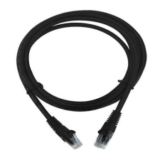 LogiLink Cat.6 U/UTP, 10m hálózati kábel Fekete Cat6 U/UTP (UTP) kábel és adapter