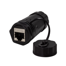 LogiLink Cat.6A ipari válaszfalcsatlakozó 2 x RJ45, kábelvezetővel egyéb hálózati eszköz