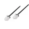 LogiLink Cat.6A Slim High-Flex patch kábel 0,30 m (fekete) (LOGILINK_CQ3013U)