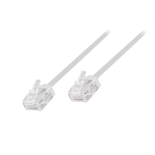 LogiLink Cat.6A Slim High-Flex patch kábel fehér 1,00 m kábel és adapter