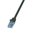 LogiLink Cat.6A U/UTP patch kábel Econline 10m fekete (CP3093U) (CP3093U)