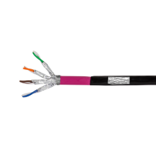 LogiLink Cat.7 kültéri hálózati kábel (közvetlen temetési kábel), LSZH-PE, 250 m kábel és adapter