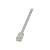 LogiLink CF2111U LOGILINK - Patch Cable Flat Cat.6A U/UTP SlimLine white 20m