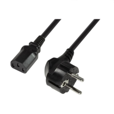 LogiLink CP095 CEE 7/7 (90°) - IEC C13 hálózati tápkábel 3m (CP095) kábel és adapter