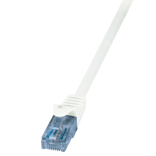LogiLink CP3061U U/UTP CAT6a Patch kábel 3m - Fehér kábel és adapter