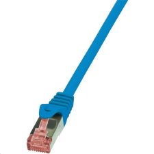 LogiLink cq2036s 1m cat6 s/ftp dupla árnyékolású kék patch kábel kábel és adapter