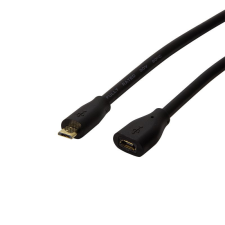 LogiLink CU0125 USB2.0 microUSB/M - Micro-USB/F cable 5m Black kábel és adapter