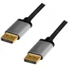 LogiLink DisplayPort 1.2/1.2a Összekötő Fekete 1m CDA0100