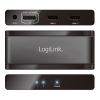LogiLink DisplayPort elosztó, 1x2 port, 1x DP - 2x HDMI, 4K/30 Hz, HDCP (CV0093) (CV0093)