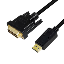 LogiLink DisplayPort kábel DP/M DVI/M 1080p fekete 1m (CV0130) kábel és adapter