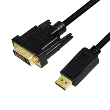 LogiLink DisplayPort v1.2 - DVI-D Adapter kábel 3m Fekete kábel és adapter