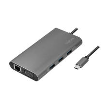 LogiLink Dockingstation USB 3.2 Gen1,USB-C, 10-Port,PD,silb. (UA0383) laptop kellék