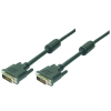 LogiLink DVI kábel, DVI-D/M - DVI-D/M, 1080p, 2x ferrit, 2 m