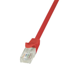 LogiLink Econline U/UTP patch kábel CAT5e 2 m piros (CP1054U) (CP1054U) kábel és adapter