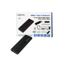  Logilink External HDD enclosure M.2 SATA USB 3.1 Gen2 asztali számítógép kellék